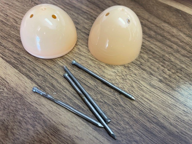 Iron nails — symbol of the crucifixion