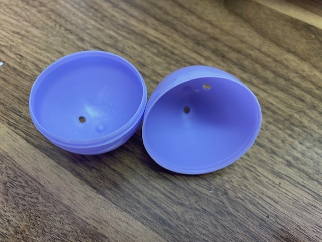An empty egg — symbol of the empty tomb